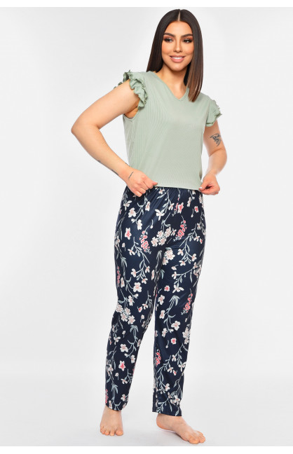 Пижама женская мятного цвета N50036 200574C