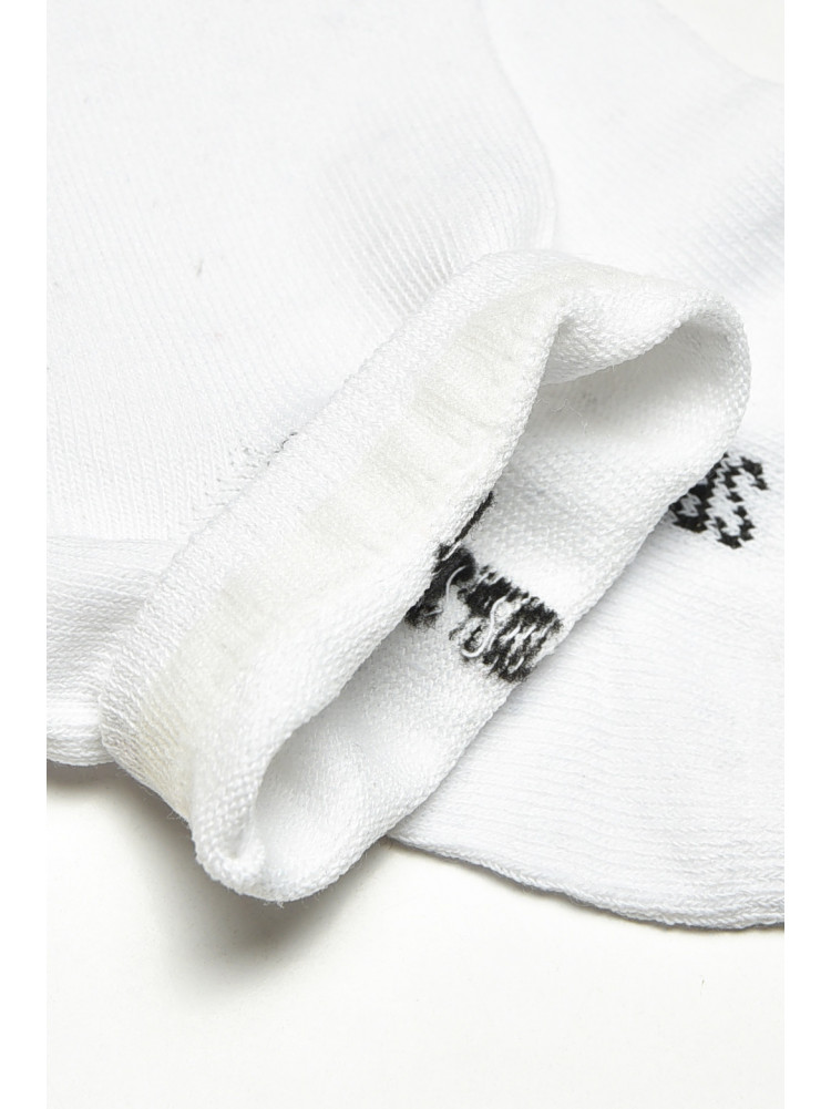 Носки мужские демисезонные спортивные белого цвета F521 200899C