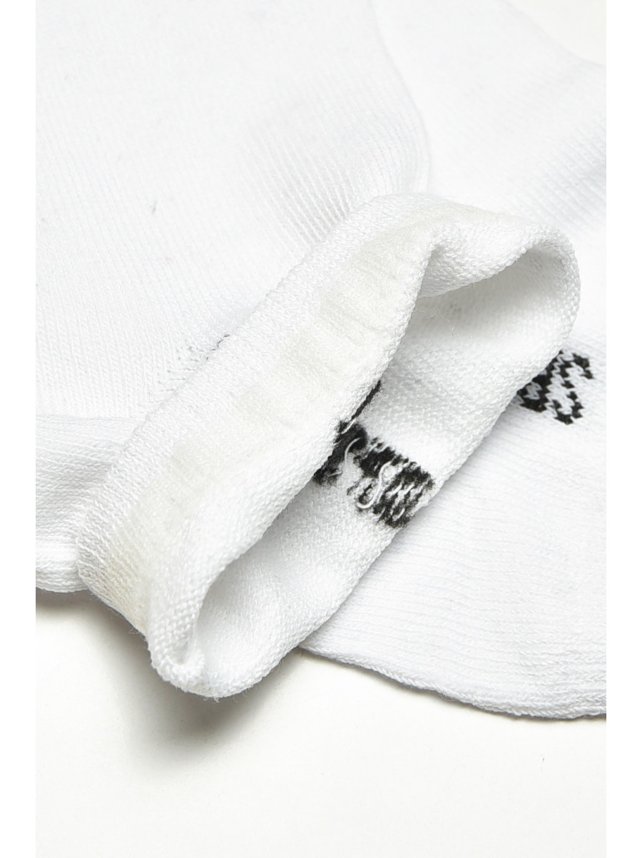 Носки мужские демисезонные спортивные белого цвета F521 200899C