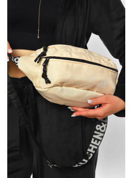 Бананка женская однотонная молочного цвета 533-3 201191C