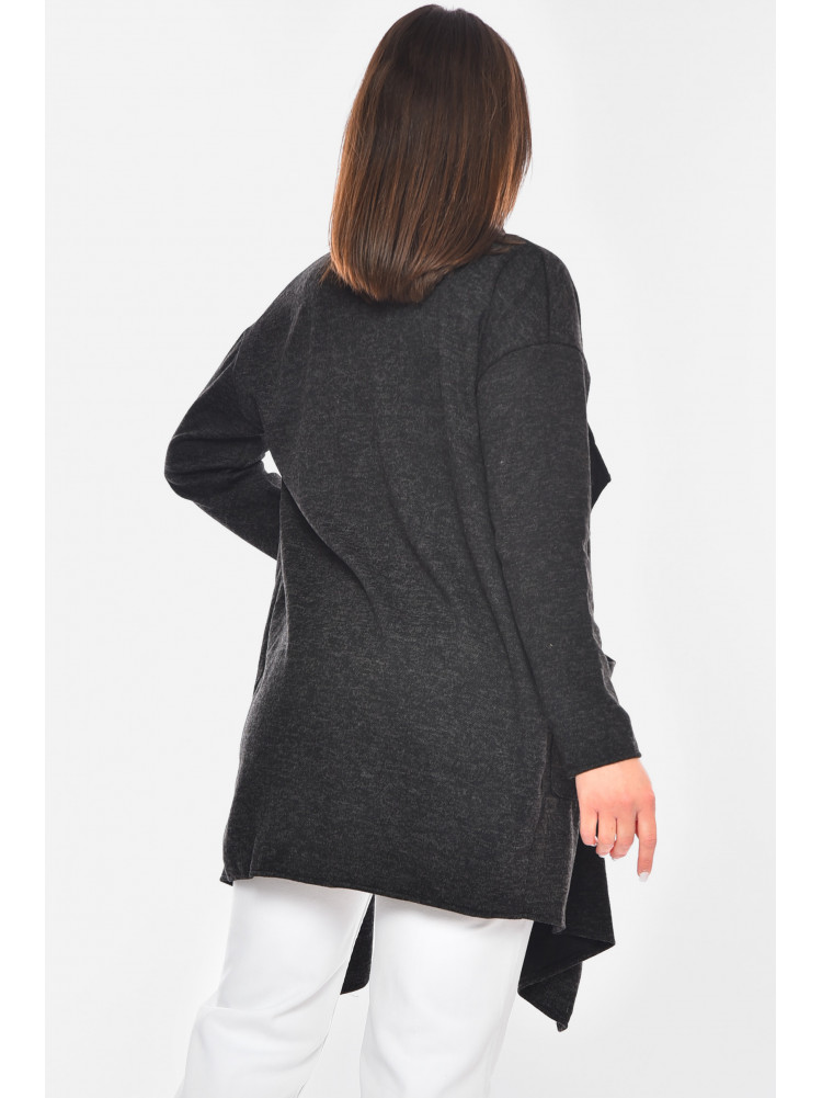 Жіночий кардиган темно-сірого кольору 7261 201383C