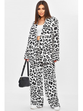 Костюм жіночий білого кольору з принтом 2681 201907C Костюм жіночий білого кольору з принтом 2681 201907C