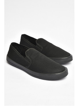 Слипоны мужские черного цвета С-3 202544C