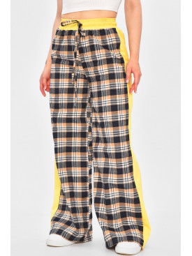 Штаны женские тёмно-синего цвета с принтом 320 203338C Штаны женские тёмно-синего цвета с принтом 320 203338C