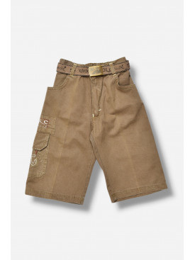 Бриджи детские для мальчика тёмно-бежевого цвета асорті 203472C