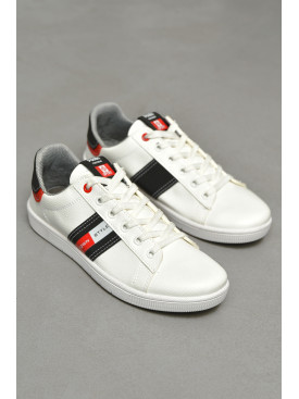 Кросівки підліток для хлопчика білого кольору 6902 203508C Кросівки підліток для хлопчика білого кольору 6902 203508C