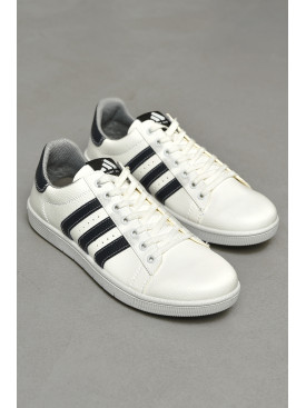 Кросівки чоловічі білого кольору на шнурівці 6902 203513C Кросівки чоловічі білого кольору на шнурівці 6902 203513C