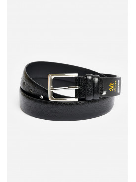 Ремень мужской черного цвета размер 113*3,5 см 203927C Ремень мужской черного цвета размер 113*3,5 см 203927C