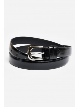 Ремень женский черного цвета размер 112*2,5 см 203990C