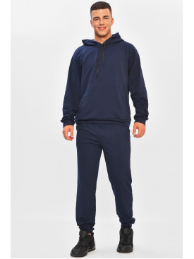 Спортивный костюм мужской тёмно-синего цвета 204113C