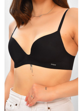 Бюстгальтер бесшовный черного цвета чашка В 2001 204131C Бюстгальтер бесшовный черного цвета чашка В 2001 204131C