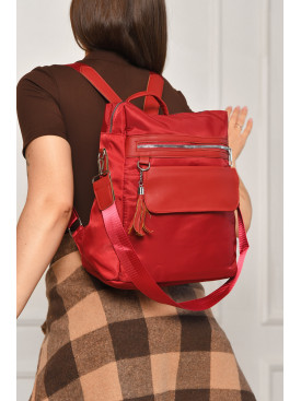 Рюкзак жіночий червоного кольору 1357 204650C Рюкзак жіночий червоного кольору 1357 204650C