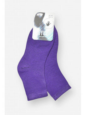 Шкарпетки жіночі демісезонні фіолетового кольору В-27-2 204741C Шкарпетки жіночі демісезонні фіолетового кольору В-27-2 204741C