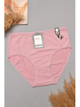 Трусы женские полубатальные розового цвета 70018 204796C