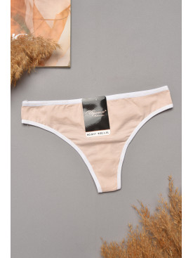 Стринги женские бежевого цвета 9117 204829C