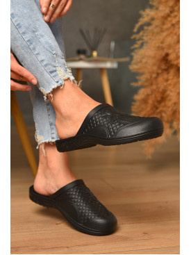 Сабо женские пена черного цвета ПЖ-35 205093C