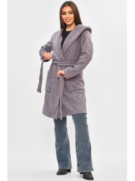 Кардиган женский сиреневого цвета 299 205167C Кардиган женский сиреневого цвета 299 205167C