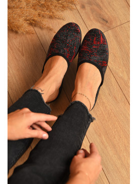 Капці жіночі червоного кольору Луцкие ассорти 205453C