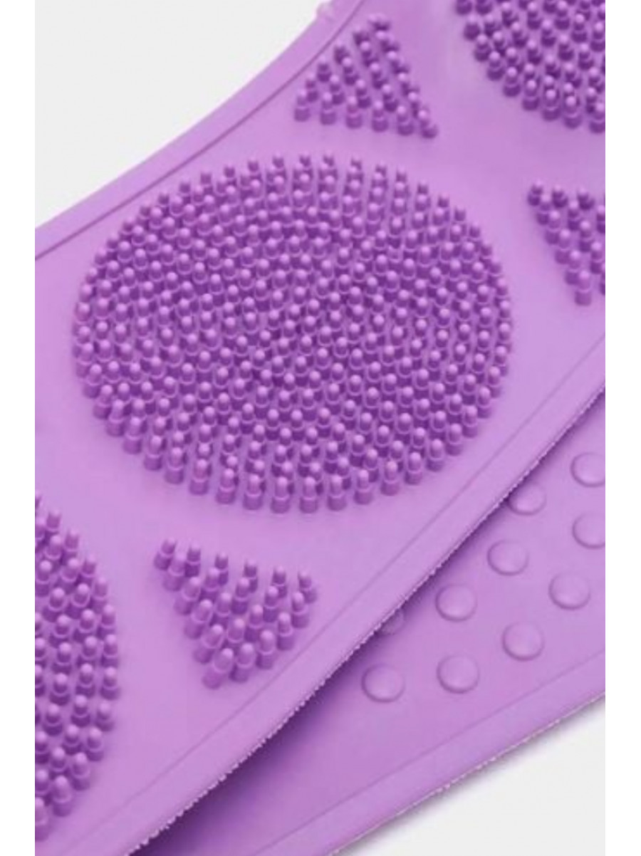 Двостороння силіконова мочалка-масажер для тіла Silica Gel Bath Brush 165 205462C