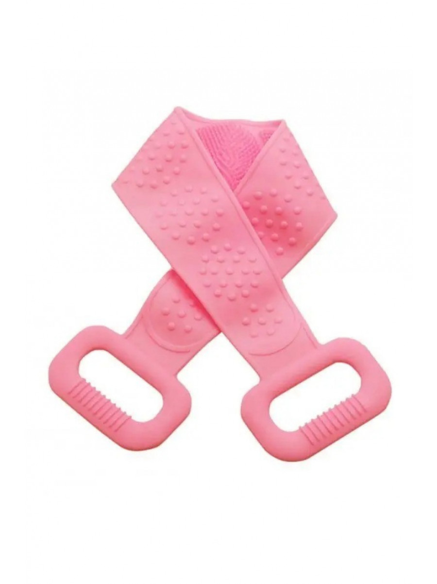 Двусторонняя силиконовая мочалка-массажер для тела Silica Gel Bath Brush 165 205463C