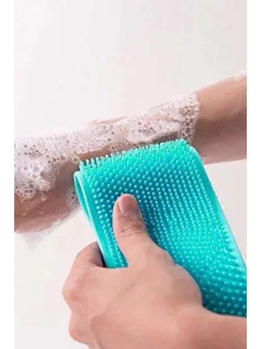 Двостороння силіконова мочалка-масажер для тіла Silica Gel Bath Brush 165 205464C