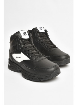 Кроссовки мужские зимние черного цвета 103-2 205487C Кроссовки мужские зимние черного цвета 103-2 205487C