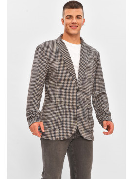 Піджак чоловічий коричневого кольору 205511C Піджак чоловічий коричневого кольору 205511C