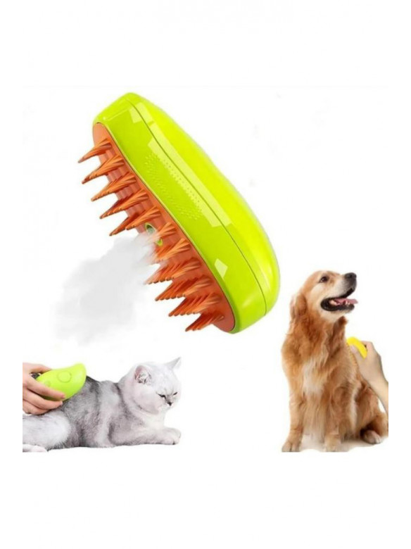Щітка для тварин з функцією масажу та паром USB Pet Brush 205547C