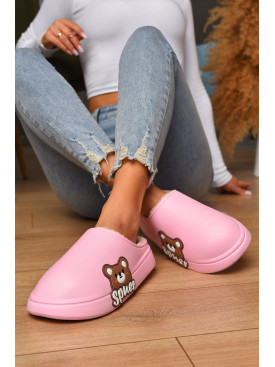 Галоши без задника утепленные розового цвета 196 205561C Галоши без задника утепленные розового цвета 196 205561C