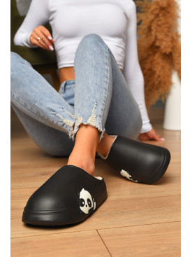 Галоши без задника утепленные черного цвета 197 205563C