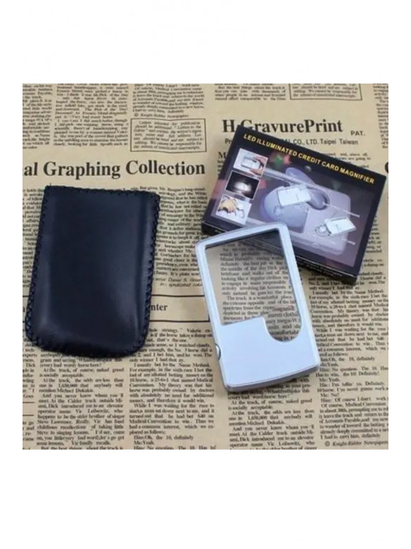 Карманная лупа Anex Magnifier Card с подсветкой 205574C