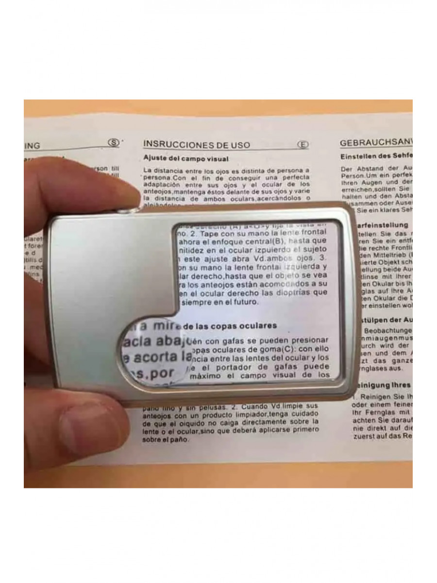 Карманная лупа Anex Magnifier Card с подсветкой 205574C