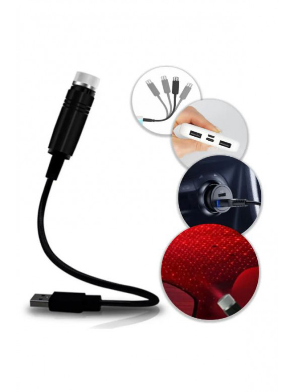 Лазерный проектор USB для авто STAR DL190 205602C