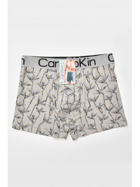 Боксеры мужские серого цвета с принтом А1268 205899C