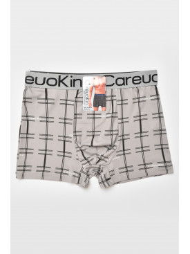 Боксери чоловічі сірого кольору з принтом А4970 205903C Боксери чоловічі сірого кольору з принтом А4970 205903C