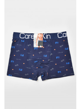 Боксеры мужские тёмно-синего цвета с принтом А4782 205910C