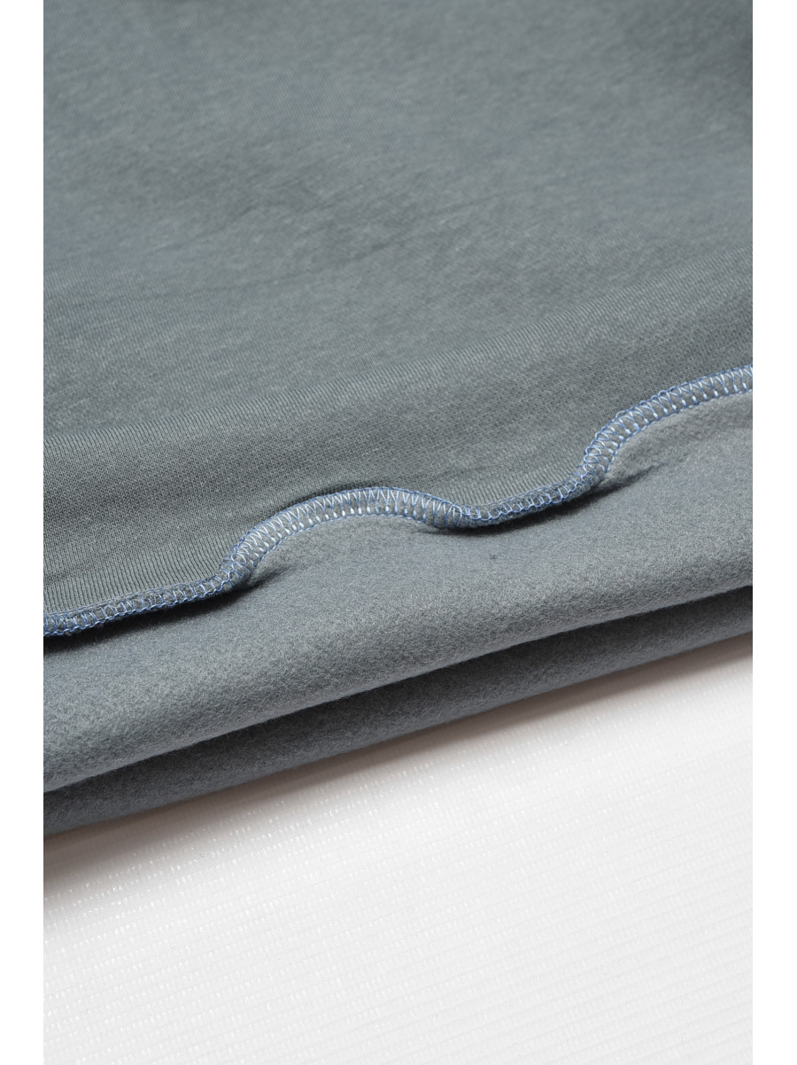 Світшот дитячий для хлопчика на флісі темно-сірого кольору 316 205987C