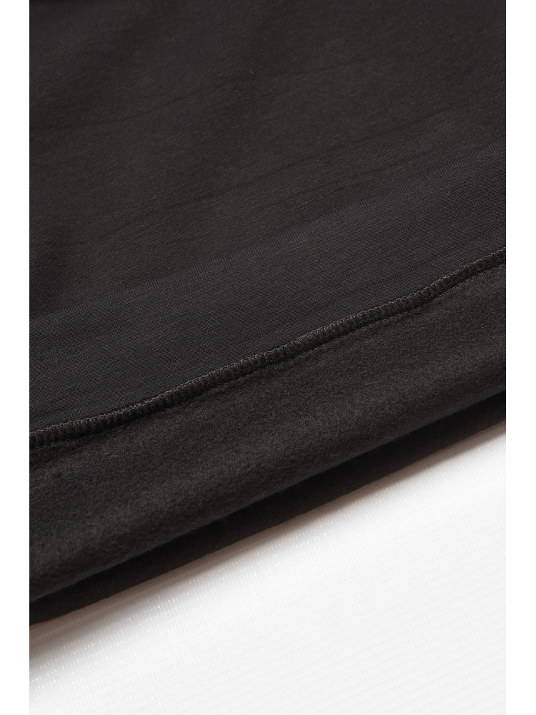 Світшот дитячий для хлопчика на флісі чорного кольору 309 205989C