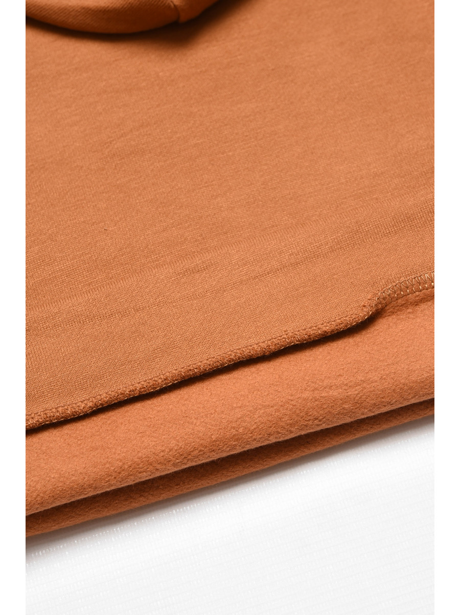 Світшот дитячий для хлопчика на флісі коричневого кольору 309 205990C