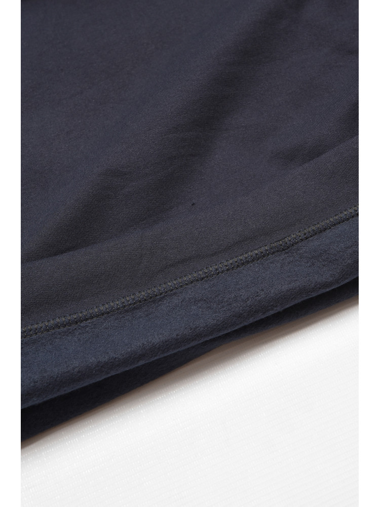 Світшот дитячий для хлопчика на флісі темно-синього кольору 309 205991C