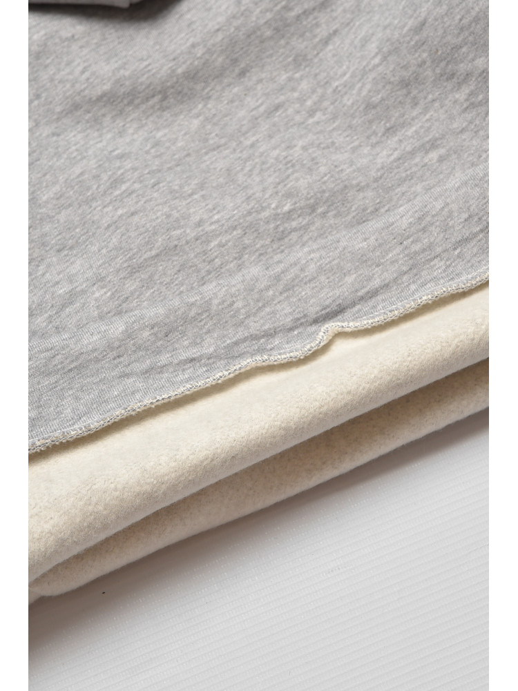 Світшот дитячий для хлопчика на флісі сірого кольору 307 205999C