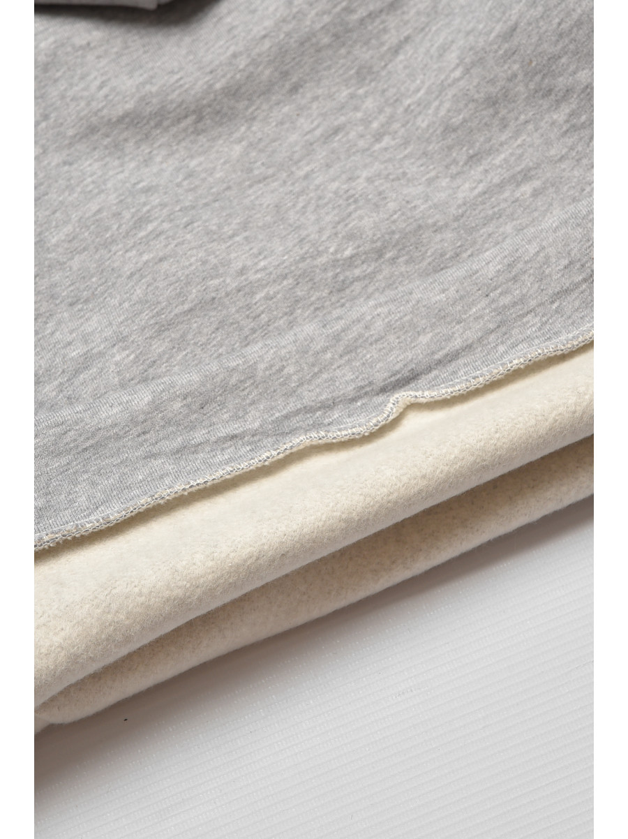 Світшот дитячий для хлопчика на флісі сірого кольору 307 205999C