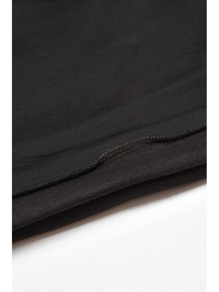 Світшот дитячий для хлопчика на флісі чорного кольору 306 206004C