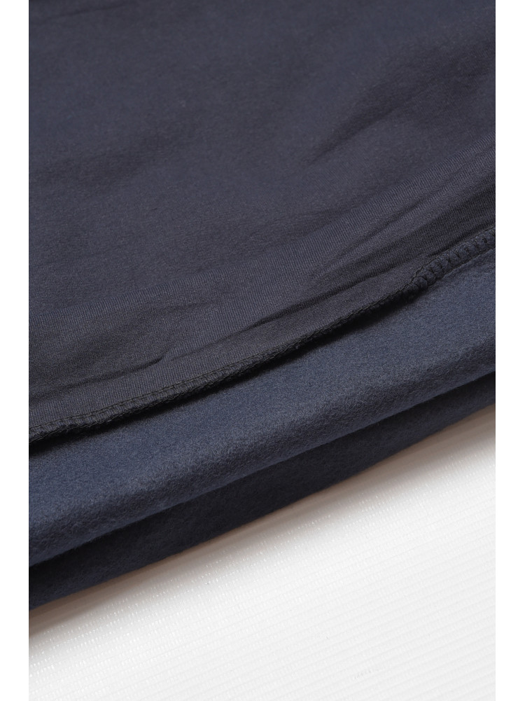 Світшот дитячий для хлопчика на флісі темно-синього кольору 322 206006C