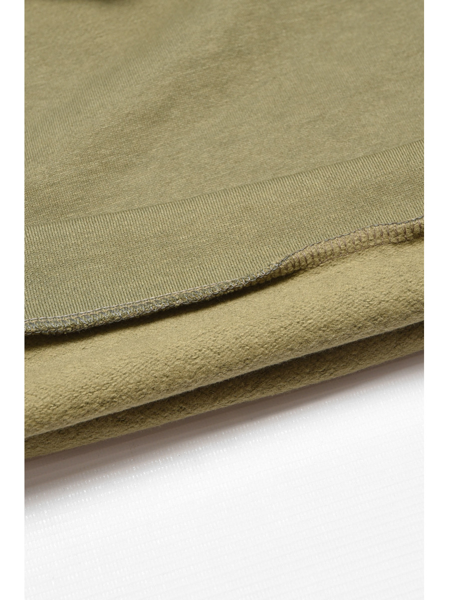 Світшот дитячий для хлопчика на флісі кольору хакі 322 206007C