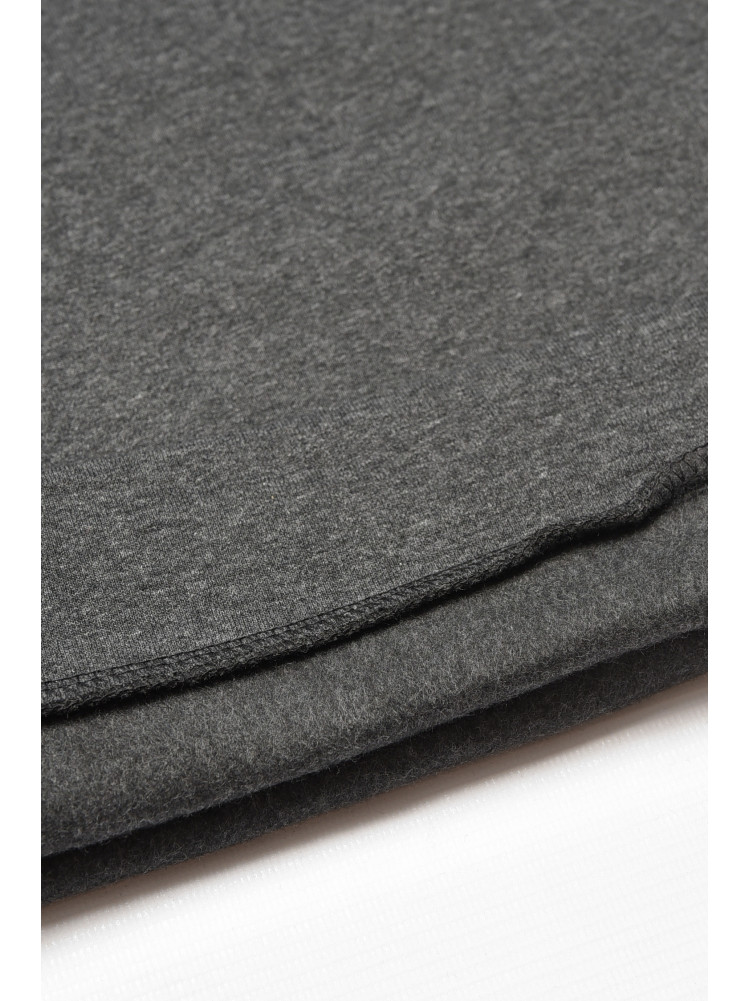 Світшот дитячий для хлопчика на флісі темно-сірого кольору 322 206008C