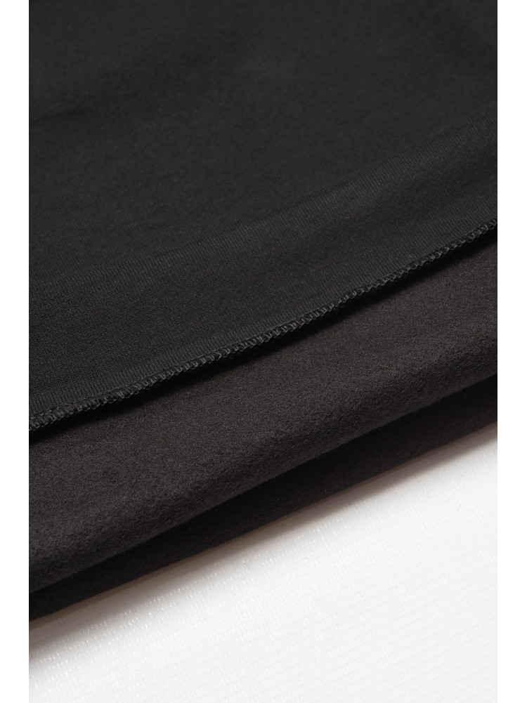 Світшот дитячий для хлопчика на флісі чорного кольору 308 206015C