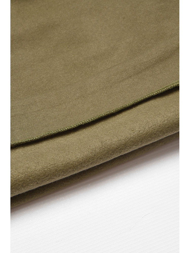 Світшот дитячий для хлопчика на флісі кольору хакі 312 206017C