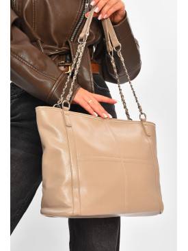 Сумка жіноча екошкіра сірого кольору 399136 206274C