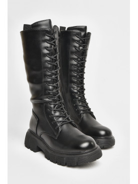 Сапоги демисезонные детские девочка черного цвета С30801-0 206408C